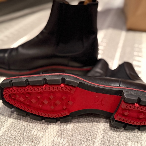Men’s Christian Louboutin Melon Leather Chelsea Boot - Picture 3 of 4